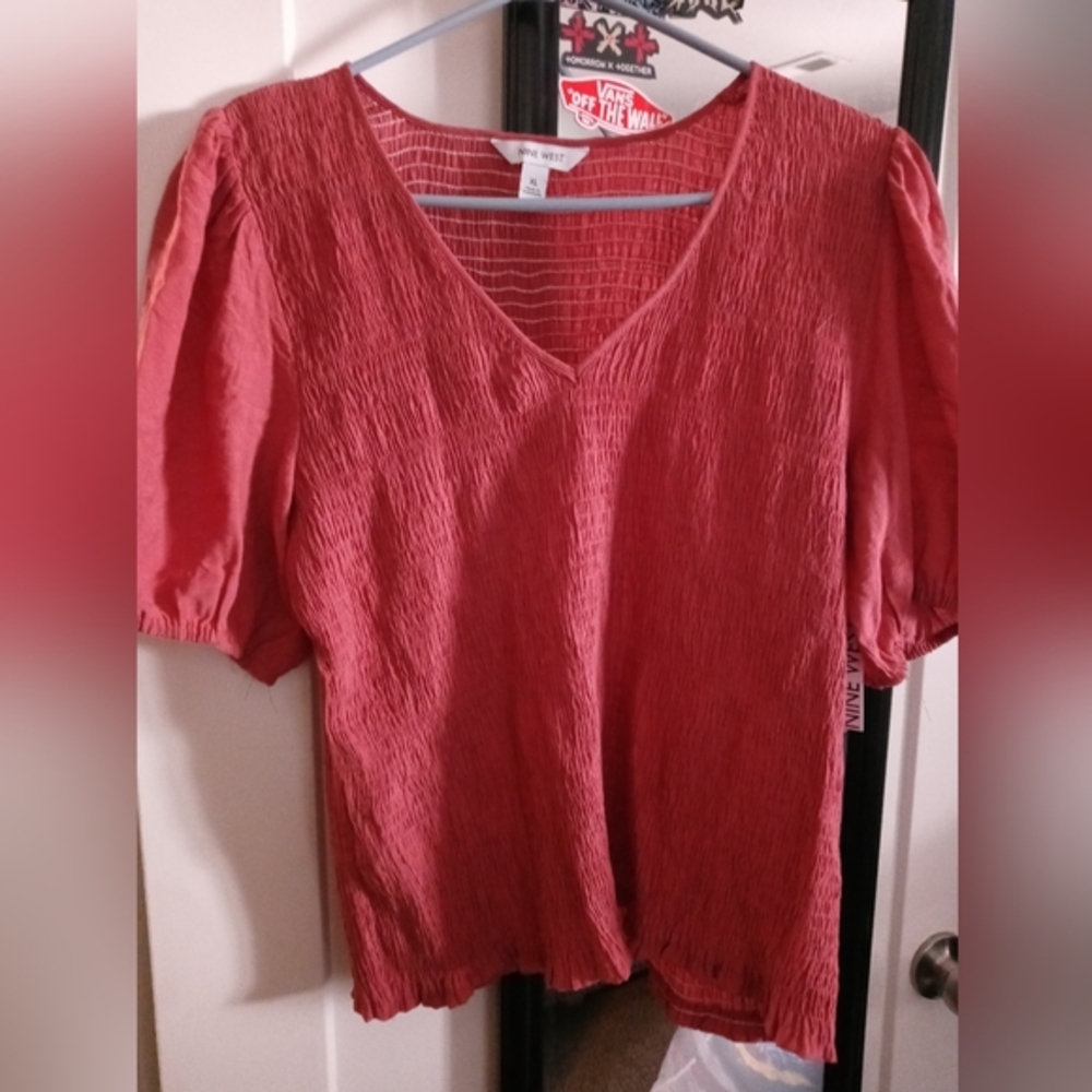 Nine West Pink Blouse